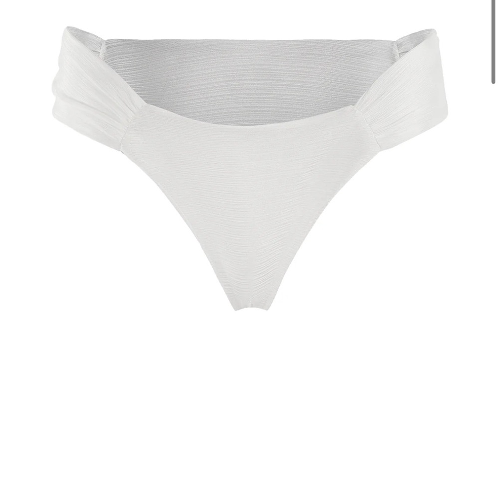 Elegant White Bikini Bottom